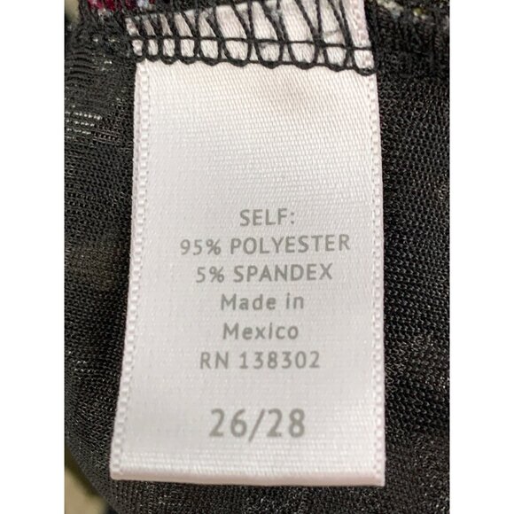 Avenue Womens Plus Size 26/28 3X 3/4 Sleeve Tops lot of 2 RZ10407 Tunic - Picture 4 of 12